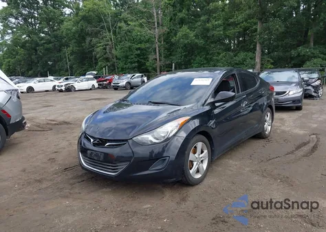 2013 Hyundai Elantra Gls from USA, damaged, VIN 5NPDH4AE1DH426834